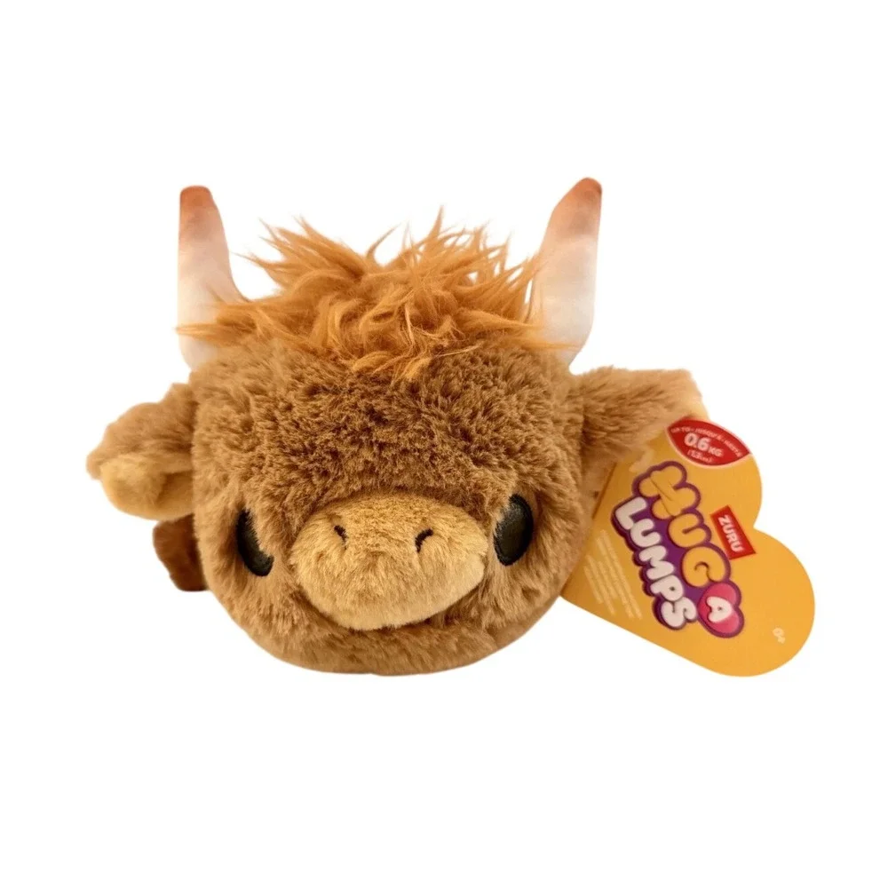 ZURU Hug A Lumps Holly Highland Cow Weighted Plush 1.3lb Sensory Toy New